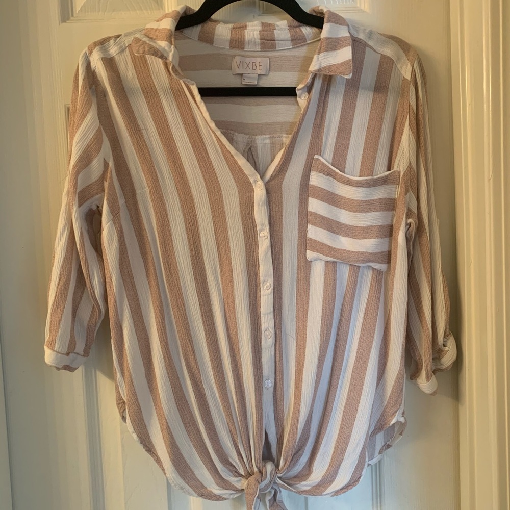 VIXBE Front Knot Top